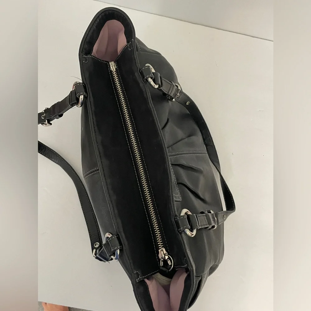 Coach Black Soft Leather Vintage Bag